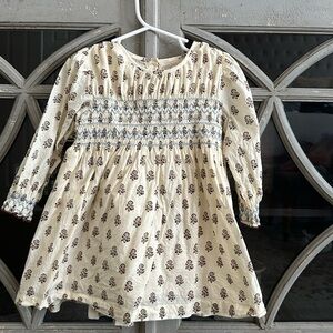 Girls Pink Chicken 2T Smocked Dress